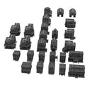Buildings - Western Pixel Town  - Low Poly 3D Model