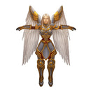 Character - Angelic Warrior Female - Low Poly 3D Model