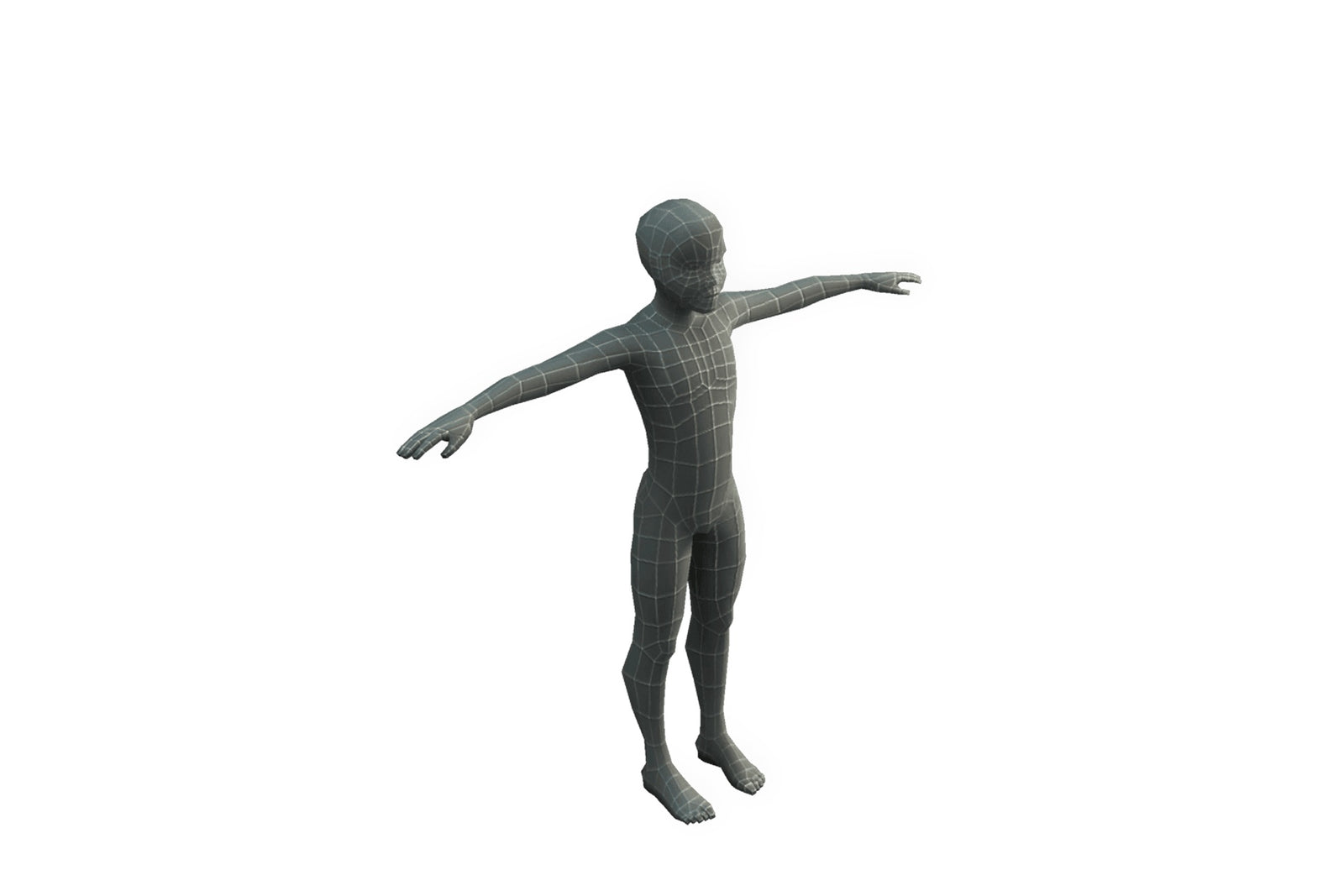 Base Mesh Kid 3D Characters