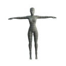 Character - Base Mesh Female - Low Poly 3D Model