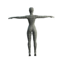Character - Base Mesh Female - Low Poly 3D Model