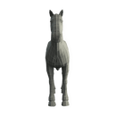 Character - Base Mesh Horse - Low Poly 3D Model