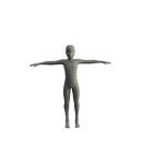 Character - Base Mesh Kid - Low Poly 3D Model