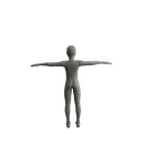 Character - Base Mesh Kid - Low Poly 3D Model