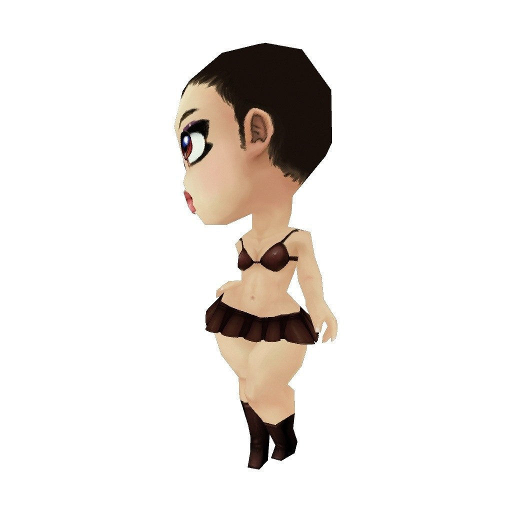 Chibi Girl Base 3D Characters