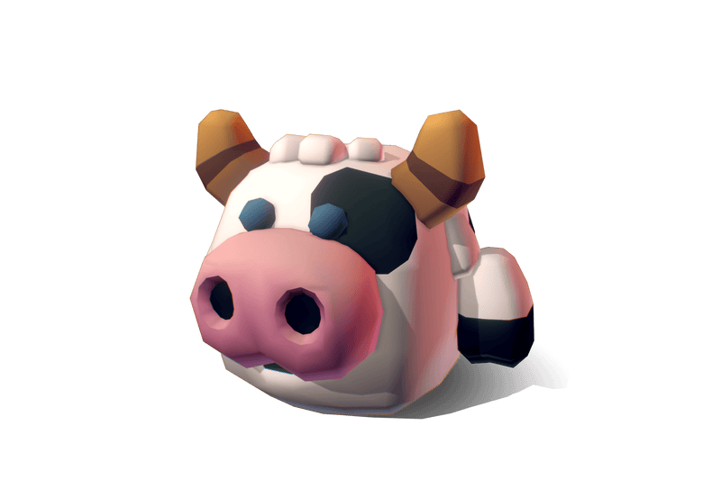 Character - Cube World Cow Ulli - Proto Series