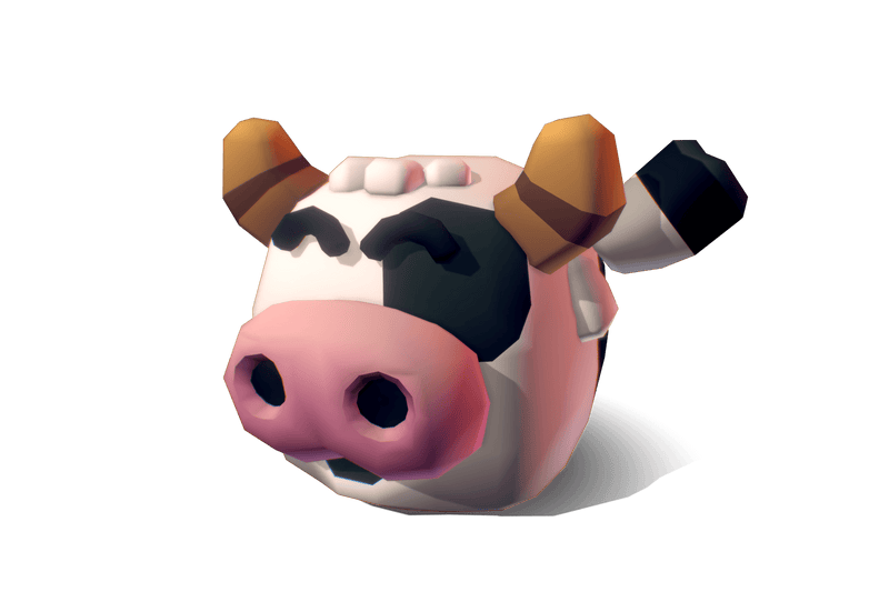 Character - Cube World Cow Ulli - Proto Series