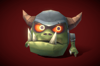 Micro Orc Gronk - Hand Painted Series