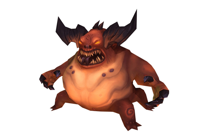 Demon Fatty - Low Poly Hand Painted