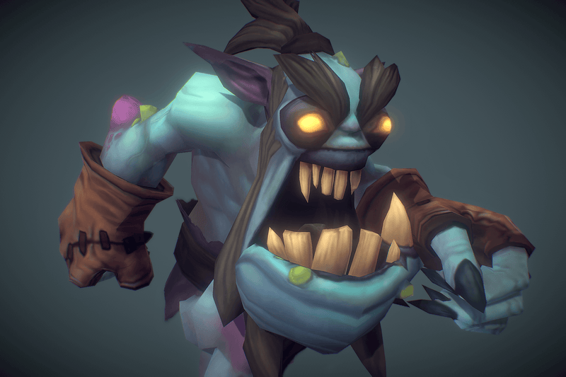 Ghoul - Low Poly Hand Painted