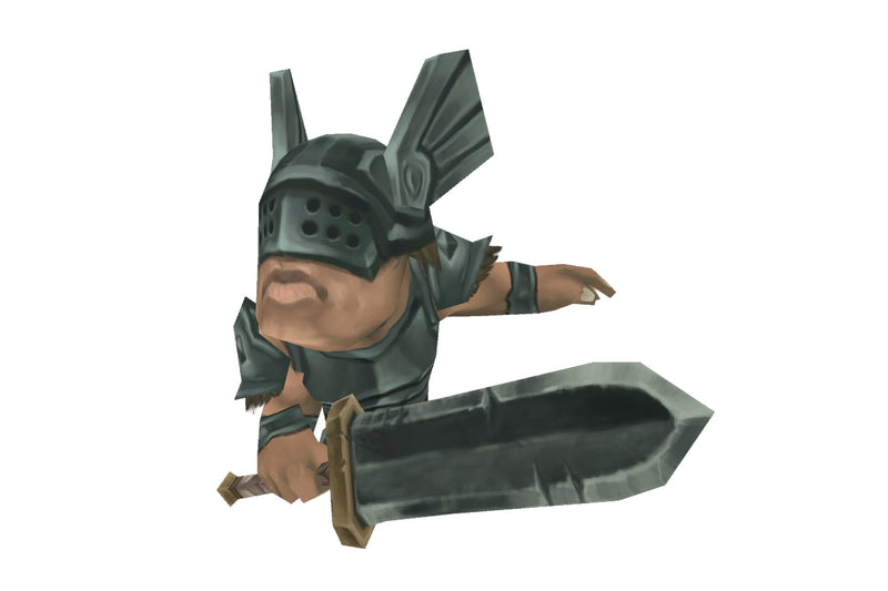 Character - Human Warrior Low Poly