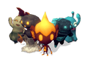 Character - Low Poly Elementals Set - Hand Painted