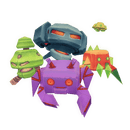 Character - Low Poly Space Invaders