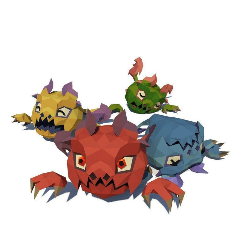 Character - Micro Monsters - FACETED STYLE