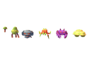 Space Invaders - Low Poly Hand Painted