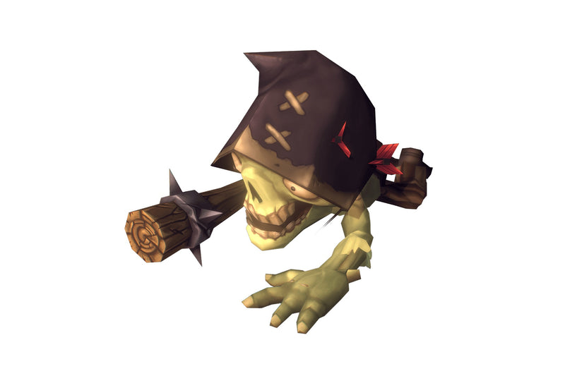 Zombie Commoner - Low Poly Hand Painted