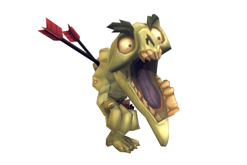 Zombie Snapper - Low Poly Hand Painted