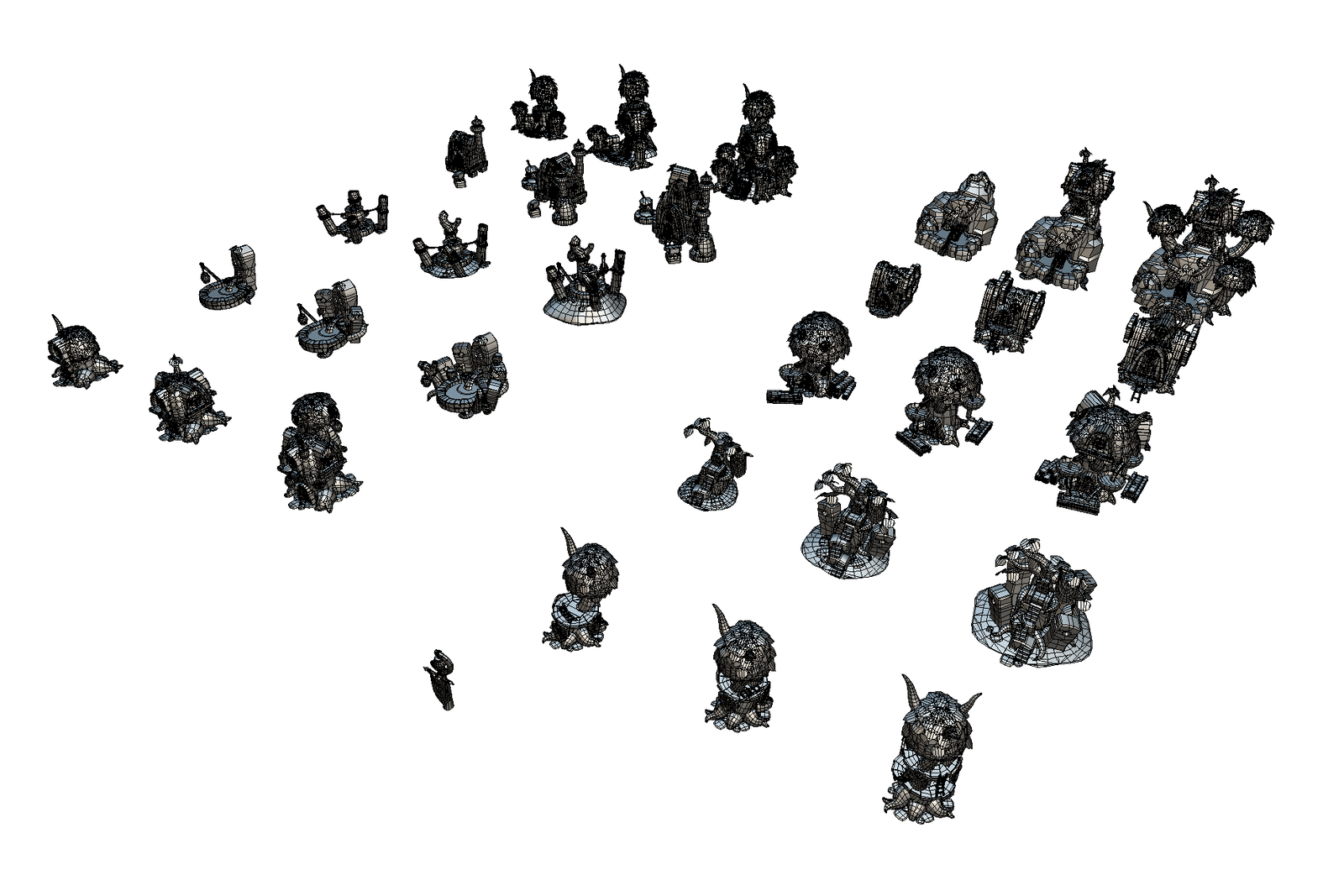 Elf RTS Building Set - Proto Series