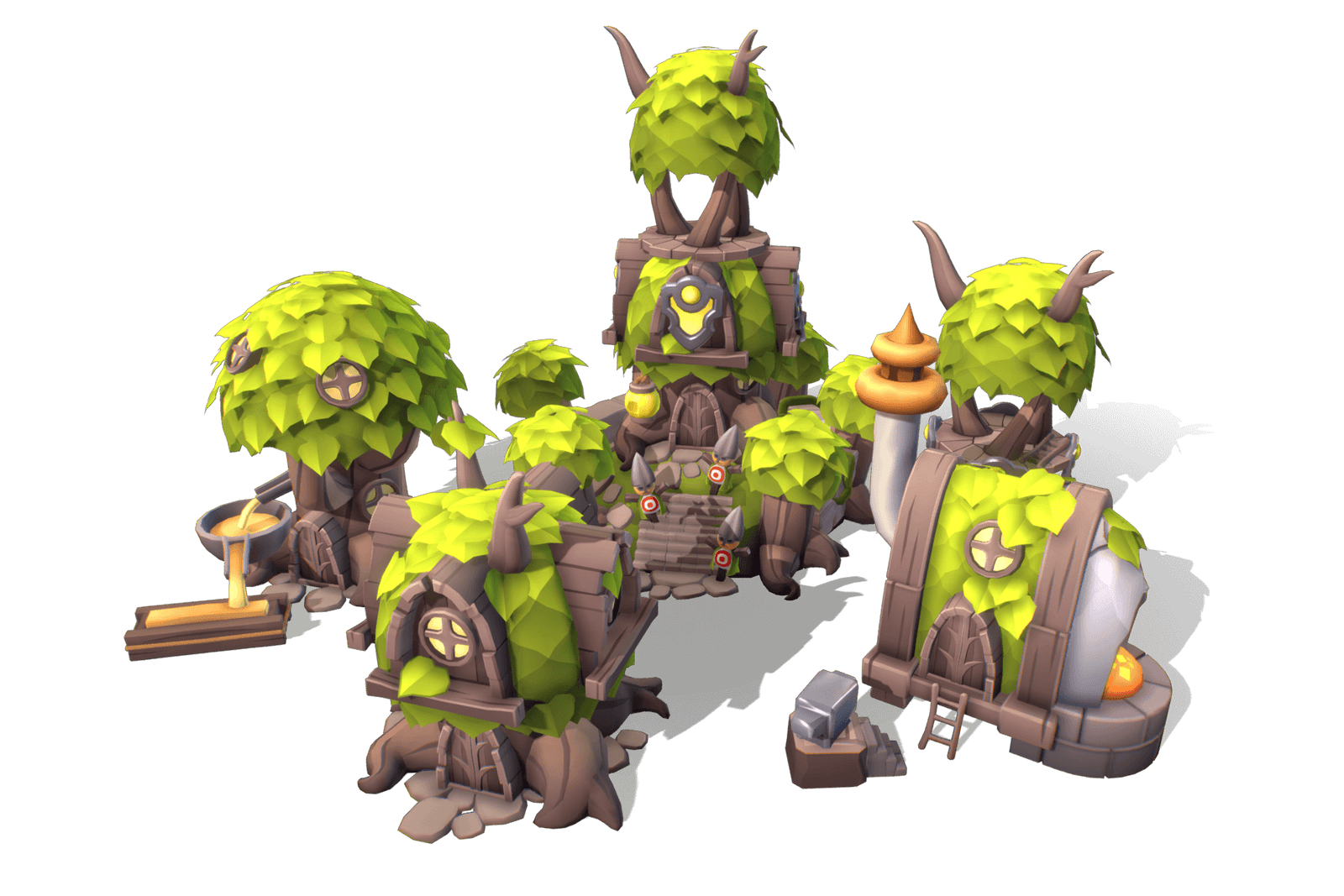 Elf RTS Building Set - Proto Series