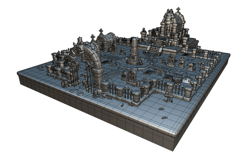 Cemetery Set - Proto Series