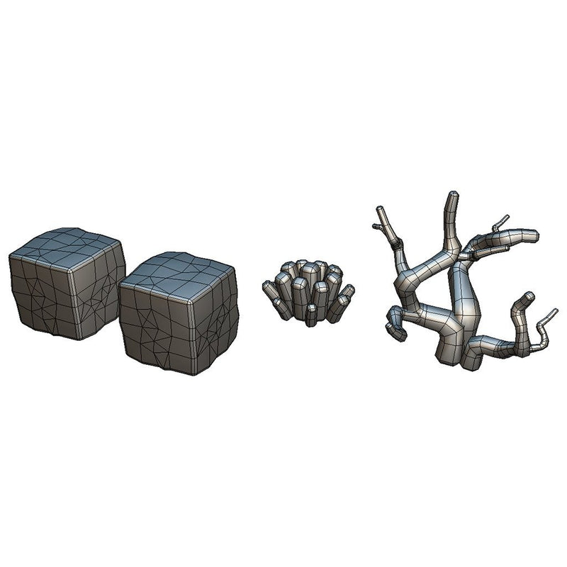 Environments - Cube World Dirt Block 1 - Proto Series