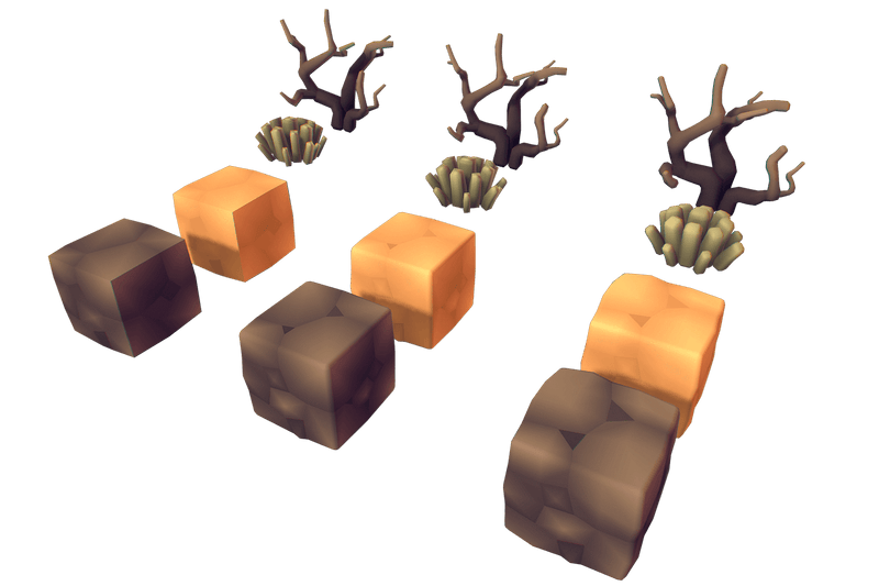 Cube World Dirt Block - Proto Series