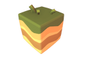 Cube World Ground Block - Proto Series