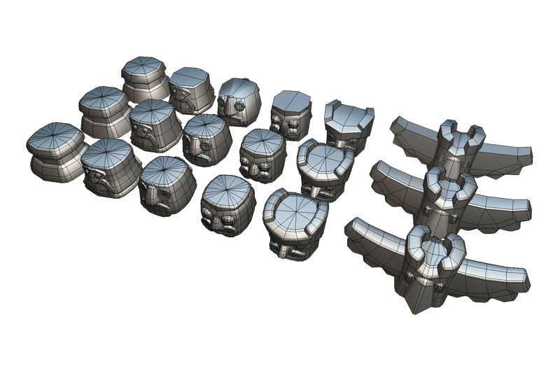 Cube World Totem - Proto Series