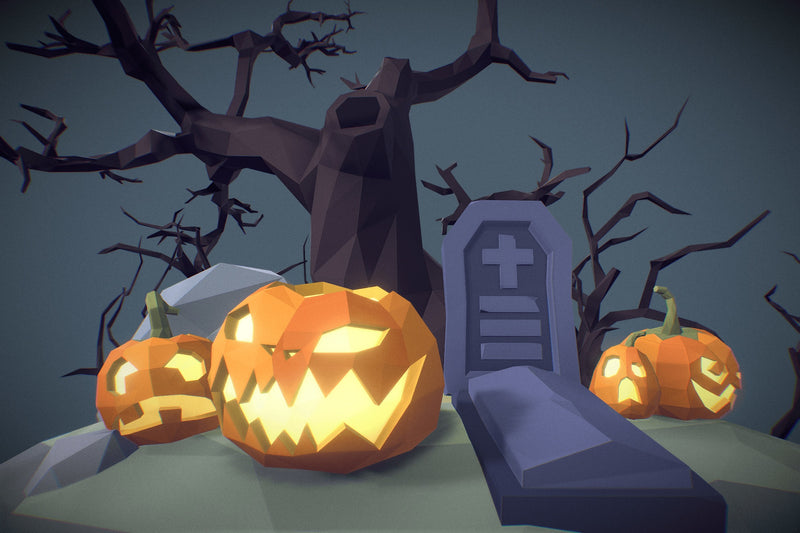 Halloween Set - Faceted Style