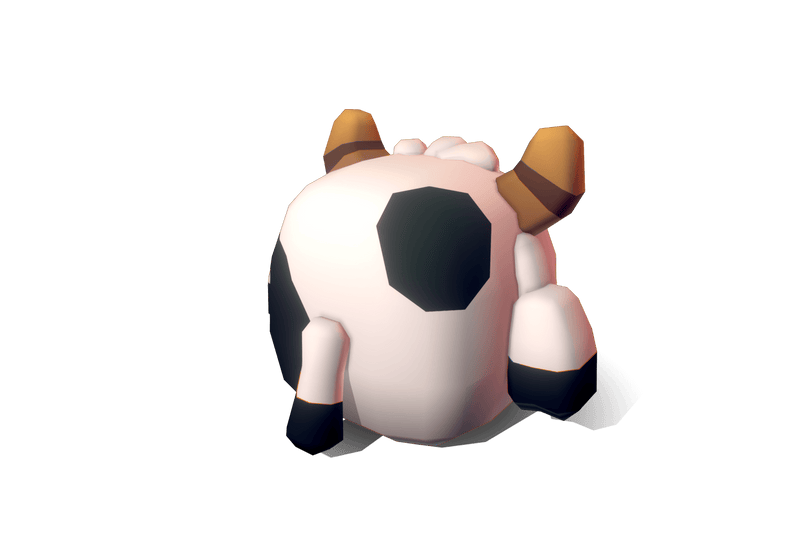 Cube World Cow Ulli - Proto Series
