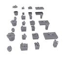 Props - Christmas Tree & Presents - Hand Painted