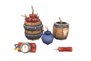Explosives Barrels & Dynamite - Low Poly