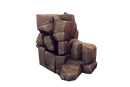 Low Poly Rock Formation 03