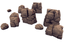 Low Poly Rock Formation 03