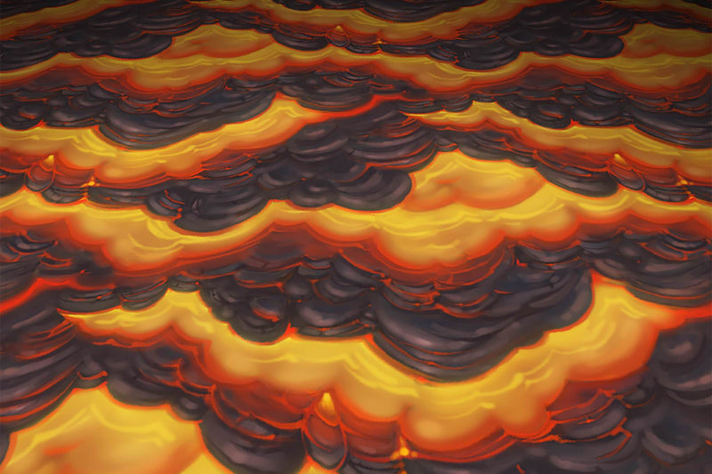 Lava -  Hand Painted Texture Pack 18