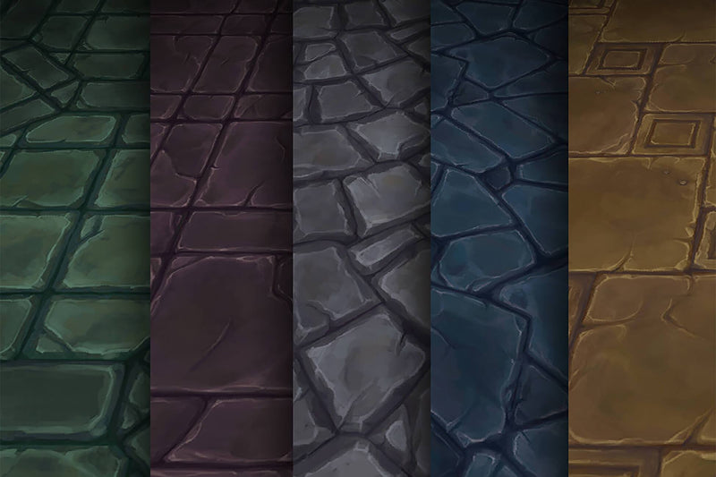 Stone - Hand Painted Texture Pack 10