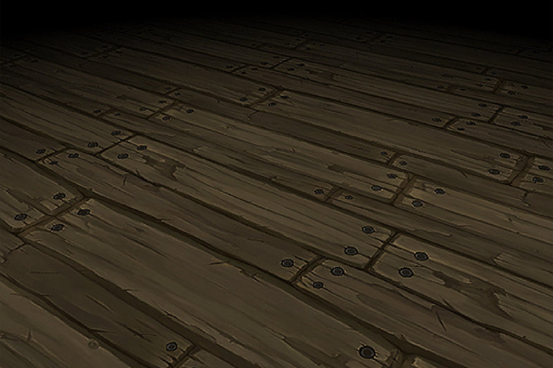 Wood Floor Porch Boards Hand Painted Texture