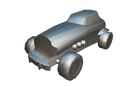 Vehicles  - Hot Rod Low Poly